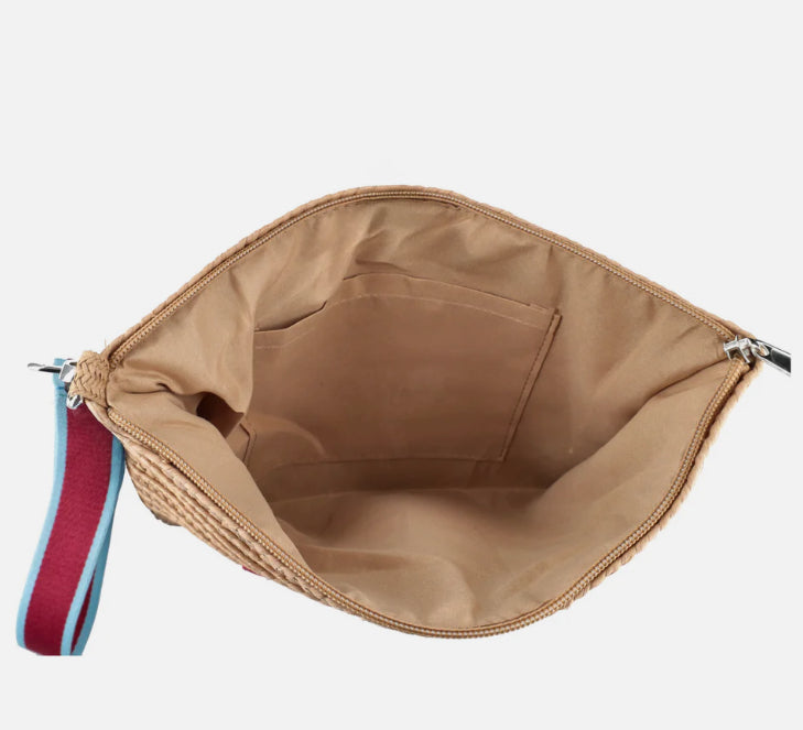 POCHETTE IN RAFIA "A LA PLAGE"