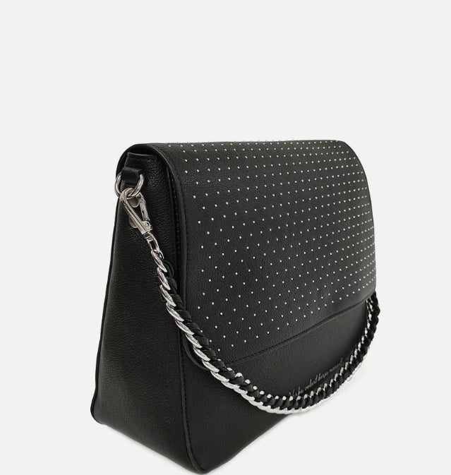 BORSA A SPALLA MEDIA BRENDA NERO