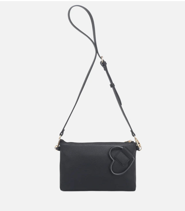 POCHETTE PIATTA AMORE NERO