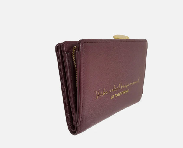 PORTAFOGLIO MEDIO BRENDA BORDEAUX