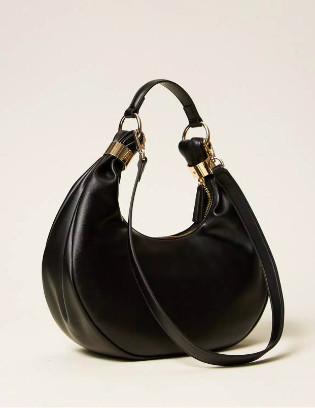 BORSA HOBO ECLIPSE CON ANELLI E TRACOLLA