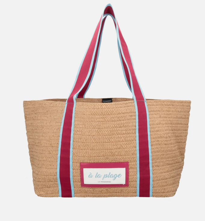BORSA RAFIA "A LA PLAGE"