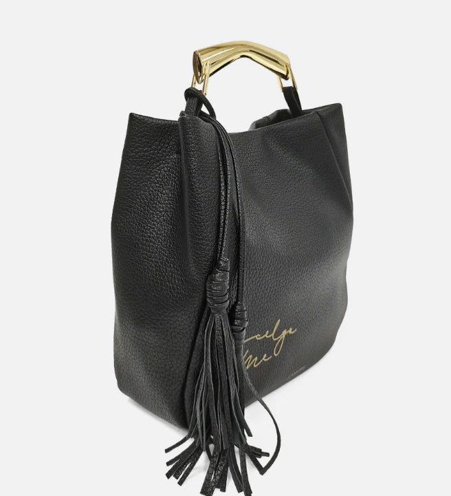 BORSA A SPALLA DENISE COLOR NERO