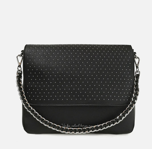 BORSA A SPALLA MEDIA BRENDA NERO