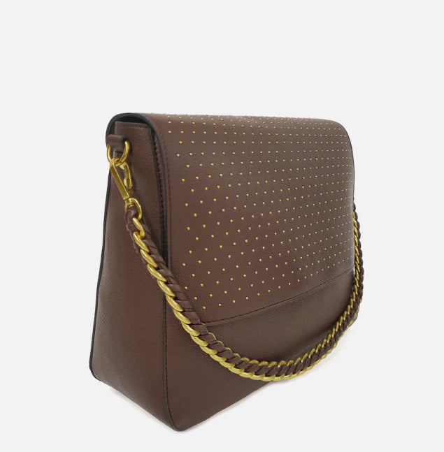 BORSA A SPALLA MEDIA BRENDA MARRONE