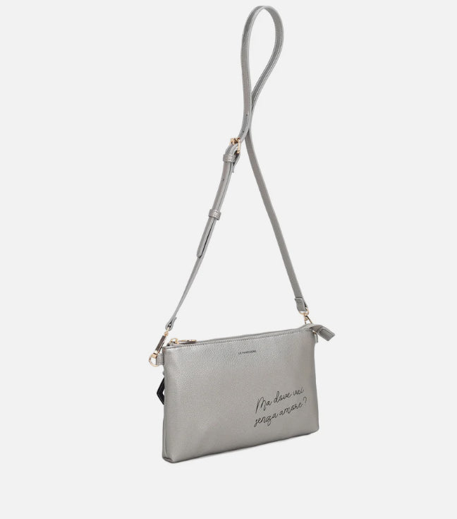 POCHETTE PIATTA AMORE SILVER