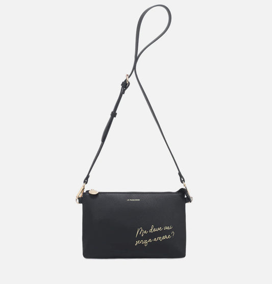 POCHETTE PIATTA AMORE NERO