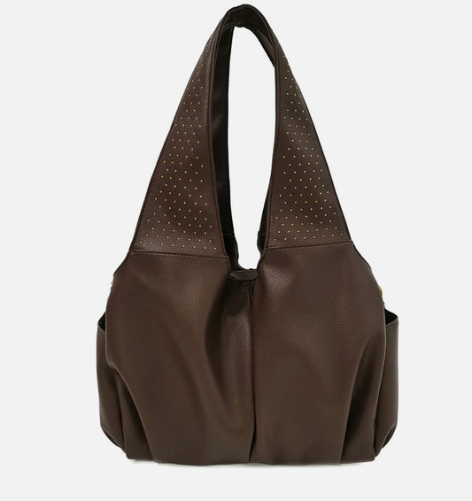 SHOPPING BAG BRENDA MARRONE