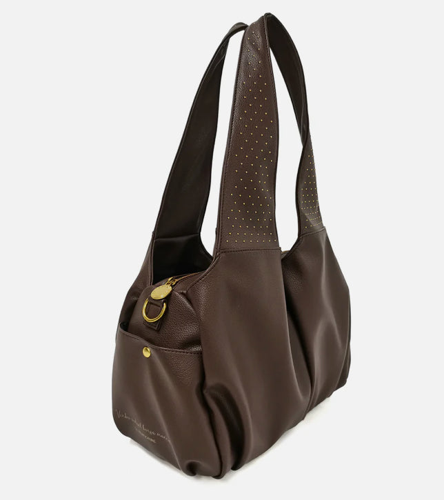 SHOPPING BAG BRENDA MARRONE