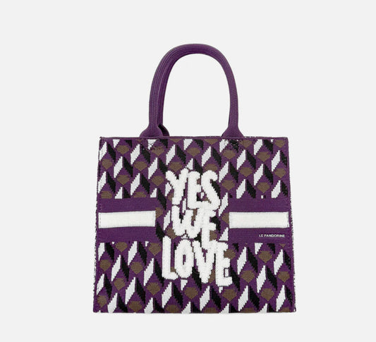 SHOPPING BAG PICCOLA BELLA  VIOLA