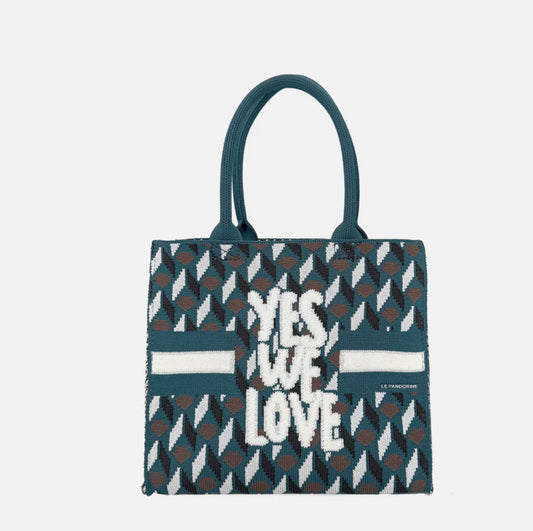 SHOPPING BAG PICCOLA BELLA AZZURRA