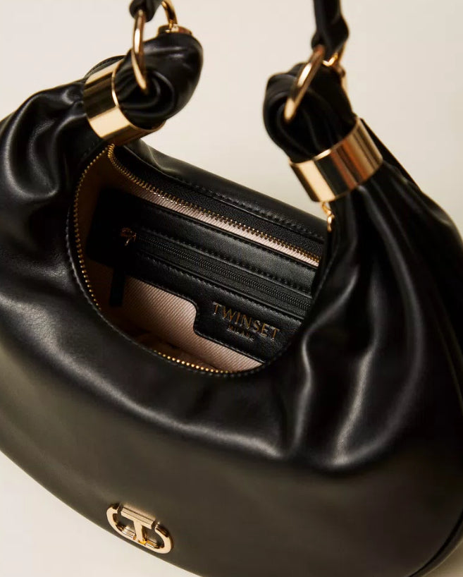 BORSA HOBO ECLIPSE CON ANELLI E TRACOLLA